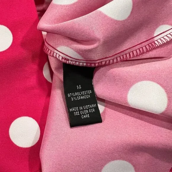 ALYX DRESS Polka Dot Sleeveless Dress Size 14 - Picture 8 of 9